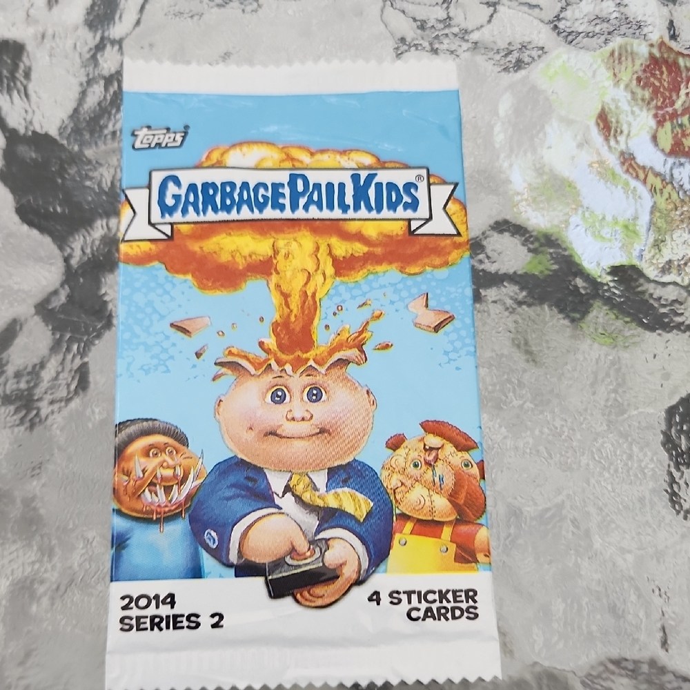 2014 Topps Garbage Pail Kids Series 2 Hobby Pack Factory Sealed 4 Sticker Cards